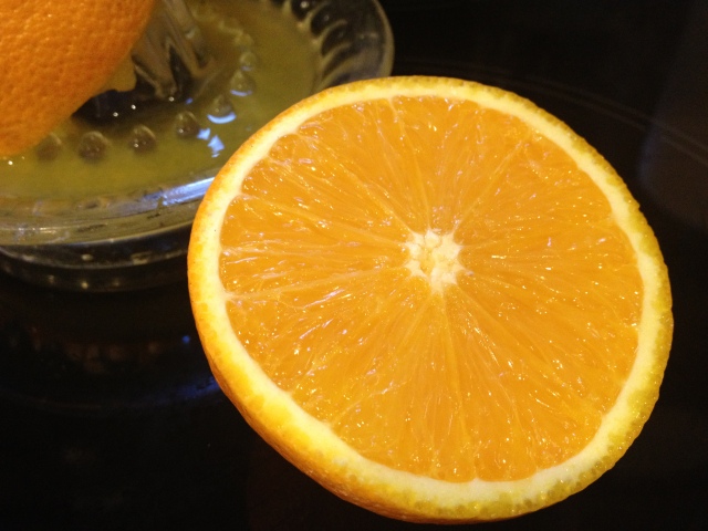 With Orange Juice And Ginger Syrup